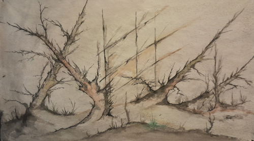 Painting: ink Size: --x--cm