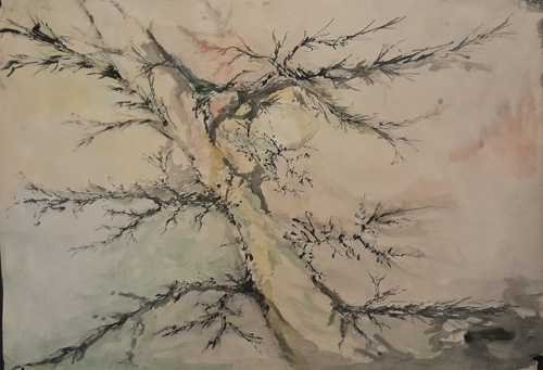Painting: ink Size: --x--cm
