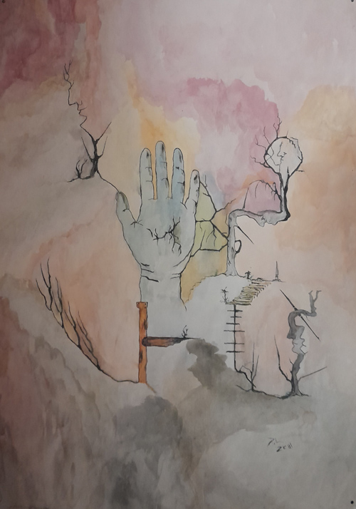 Painting: ink Size: --x--cm