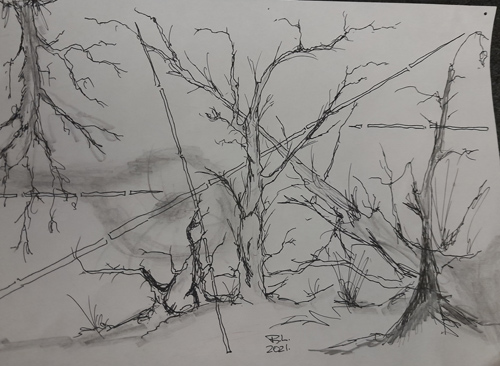 Painting: ink Size: --x--cm