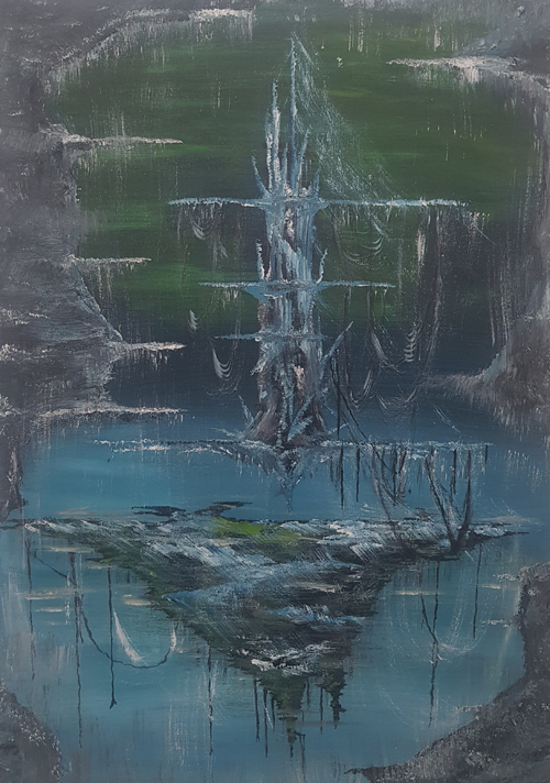 Painting: acrylic Size: 50x80cm
