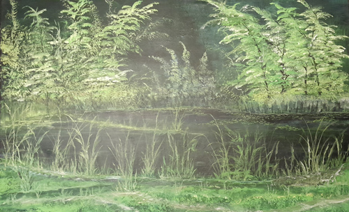 Painting: acrylic Size: 120x80cm