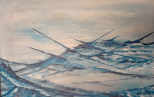 Painting: acrylic Size: 60x90cm