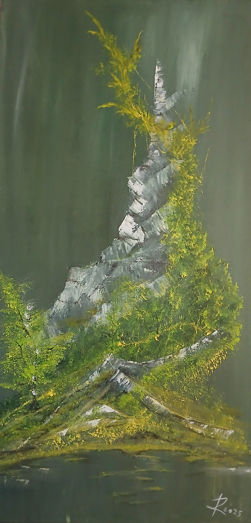 Painting: acrylic Size: 40 x 80cm