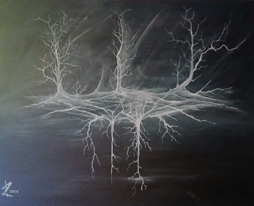 Painting: acrylic Size: 80 x 100cm