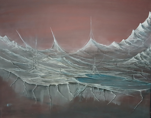 Painting: acrylic Size: 100x80cm